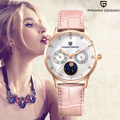 Pagani Luxury Brand Women Watches 2019 Fashion Creative Gold Ladies Quartz Watch Multifunction Femme Bracelet Wristwatches