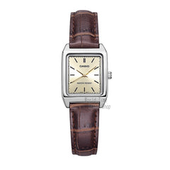 Casio Watch women Luxury Brand Analog Leather Square dial  Women's Wrist Watch Female Quartz Clock Relogio Mulher LTP-V007