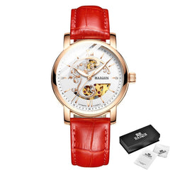 HAIQIN 2020 Hot fashion gold Lady mechanical women watches top luxury brand clock ladies wrist watch lover gift Relogio Feminino