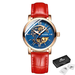 HAIQIN 2020 Hot fashion gold Lady mechanical women watches top luxury brand clock ladies wrist watch lover gift Relogio Feminino