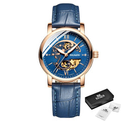HAIQIN 2020 Hot fashion gold Lady mechanical women watches top luxury brand clock ladies wrist watch lover gift Relogio Feminino