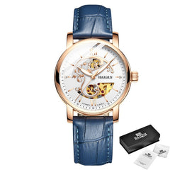 HAIQIN 2020 Hot fashion gold Lady mechanical women watches top luxury brand clock ladies wrist watch lover gift Relogio Feminino