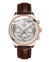 Senors Brand Luxury Men Watches Automatic Black Watch Men Stainless Steel Waterproof Business Sport Mechanical Wristwatch