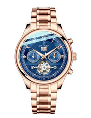 Senors Brand Luxury Men Watches Automatic Black Watch Men Stainless Steel Waterproof Business Sport Mechanical Wristwatch