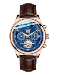 Senors Brand Luxury Men Watches Automatic Black Watch Men Stainless Steel Waterproof Business Sport Mechanical Wristwatch