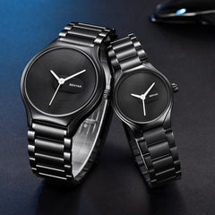 New 2019 BENYAR Fashion Simple Lovers' Watch Casual Men's Women Quartz Waterproof Watches Clock Reloj Hombre Couple Watches Men