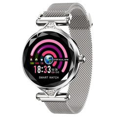NEW OGEDA H1 Gold Smart Bracelet Women Fashion Smartwatch Wearable Device Bluetooth Pedometer Heart Rate Monitor For Android/IOS