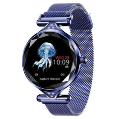 NEW OGEDA H1 Gold Smart Bracelet Women Fashion Smartwatch Wearable Device Bluetooth Pedometer Heart Rate Monitor For Android/IOS