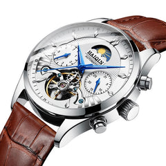 HAIQIN luxury Automatic Mechanical Men Watch classic Business Watch men Tourbillon Waterproof Male Wristwatch Relogio Masculino