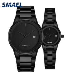 2019 SMAEL Watch offer Set Couple lUXURY Classic stainless steel watches splendid gent lady 9004 waterproof fashionwatch set
