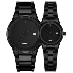 2019 SMAEL Watch offer Set Couple lUXURY Classic stainless steel watches splendid gent lady 9004 waterproof fashionwatch set